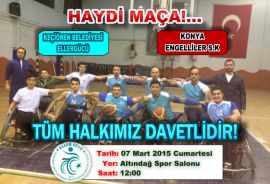 BU HAFTAKİ MAÇIMIZ EVİMİZDE..!