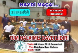 AKSARAY DEPLASMANINA ÇIKIYORUZ